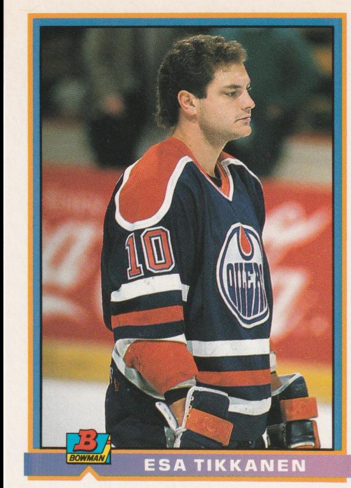 Esa Tikkanen #98 Hockey Cards 1991 Bowman