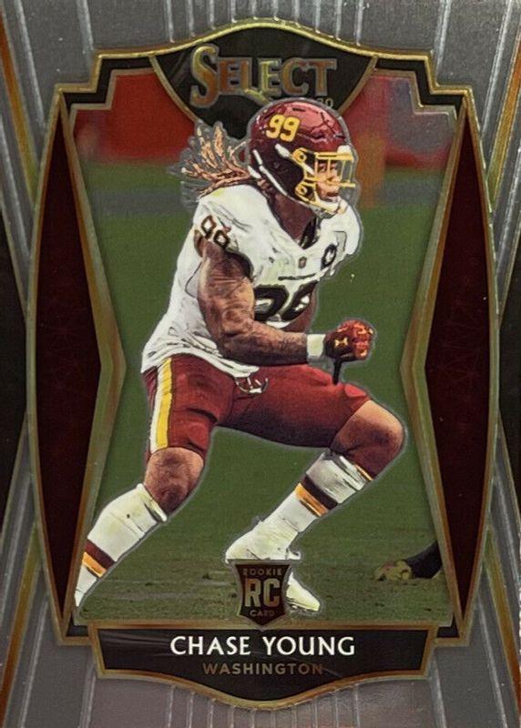 Chase Young #164 Football Cards 2020 Panini Select