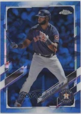Yordan Alvarez #300 2021 Topps Chrome Sapphire Baseball