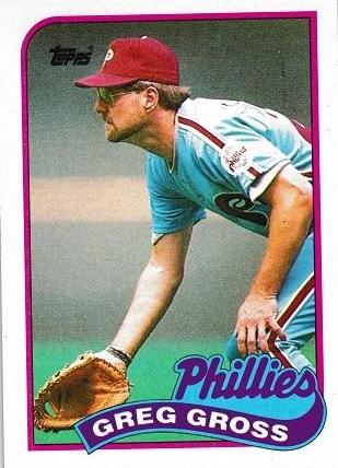 Greg Gross #438 Baseball Cards 1989 Topps