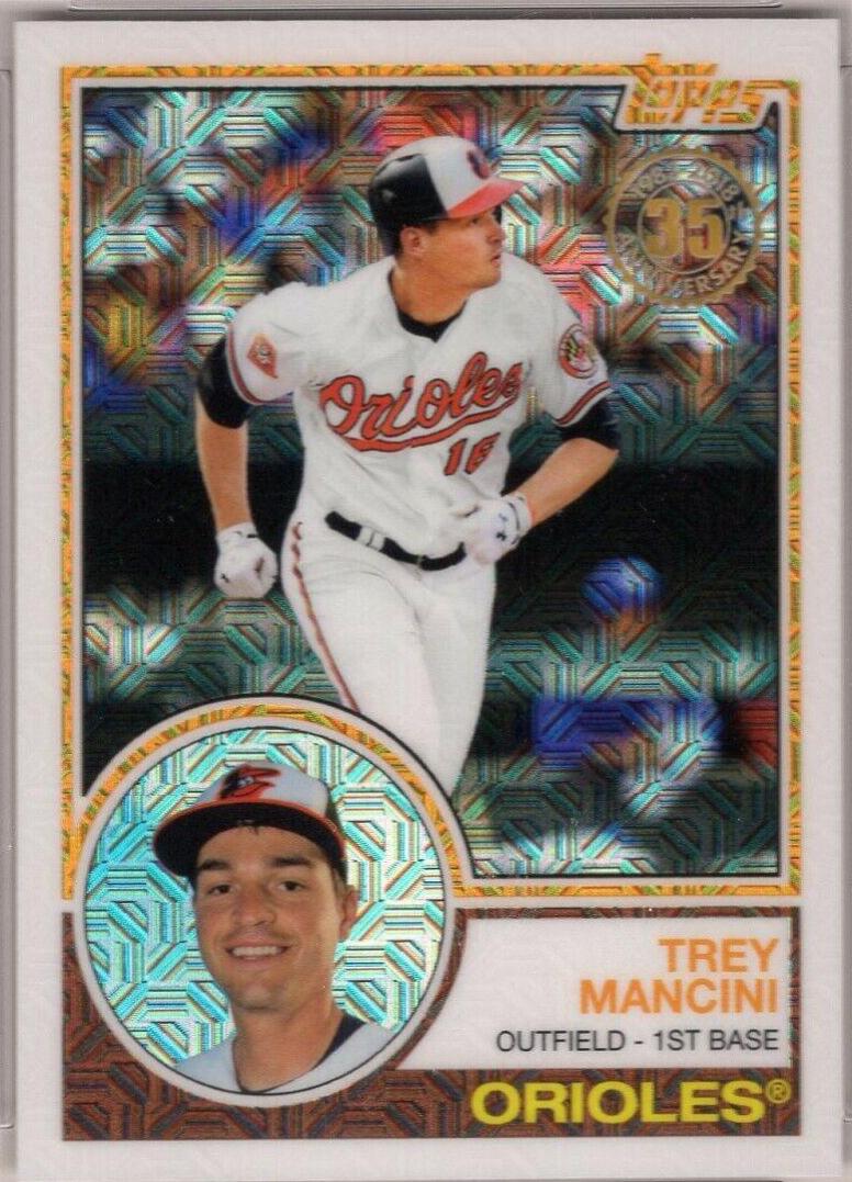 Trey Mancini #28 2018 Topps Silver Pack 1983 Chrome Promo Baseball