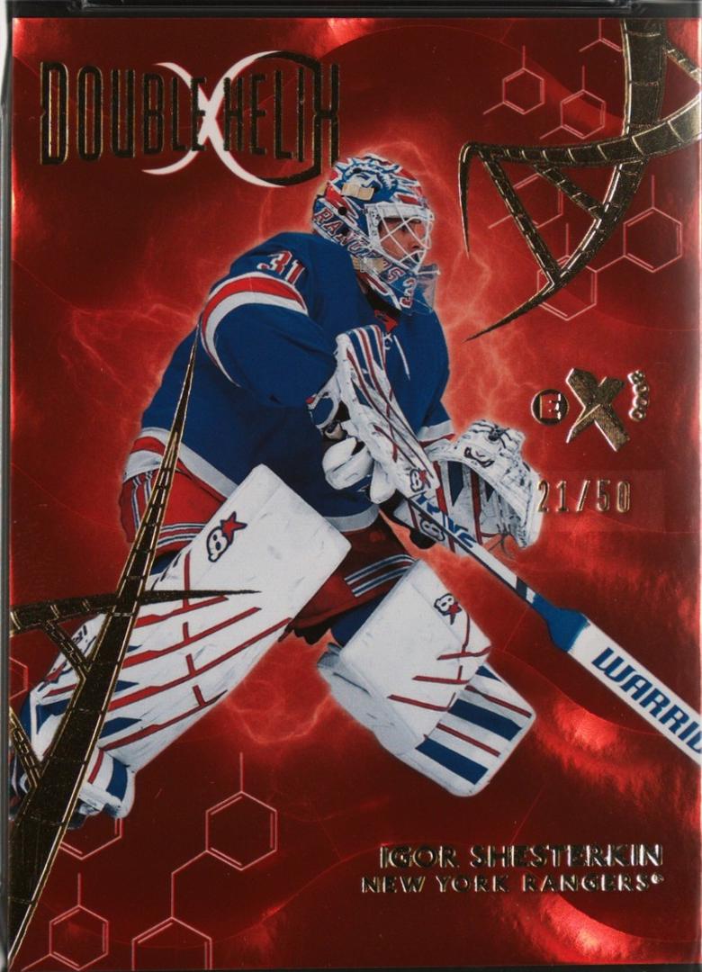 Igor Shesterkin #DH-9 2023-24 SkyBox E-X 2000 Hockey Double Helix