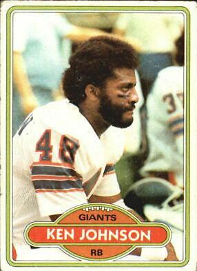 Ken Johnson #184 Football Cards 1980 Topps