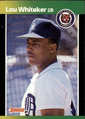 Lou Whitaker #35 Baseball Cards 1989 Donruss Baseball's Best
