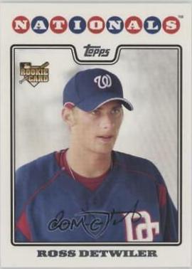 Ross Detwiler #92 Baseball Cards 2008 Topps