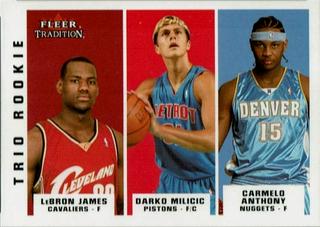 Carmelo Anthony, Darko Milicic, LeBron James