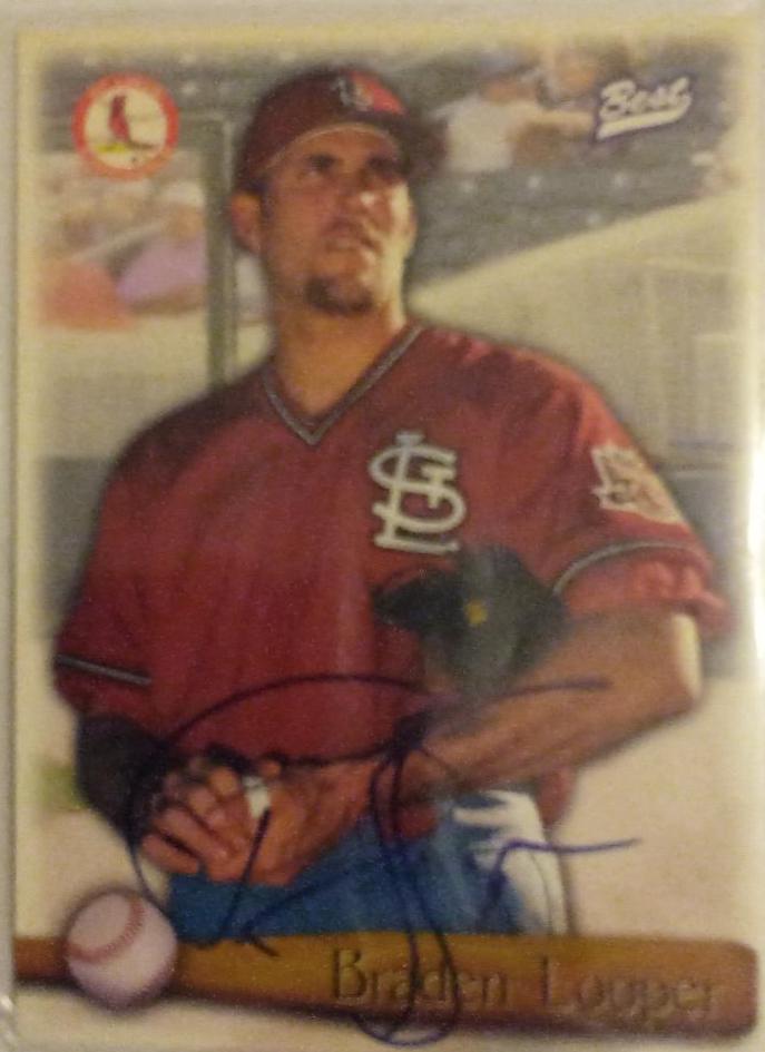 Braden Looper #No number Basketball Cards 1998 Bowman's Best Certified Autograph