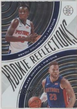 Blake Griffin, Sekou Doumbouya #7 Basketball Cards 2019 Panini Illusions Rookie Reflections