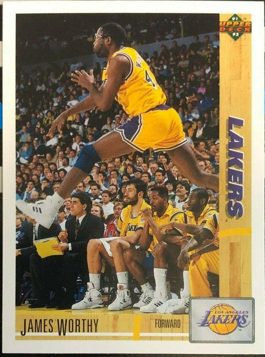 James Worthy #146 Basketball Cards 1991 Upper Deck