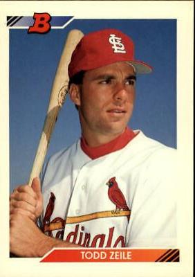 Todd Zeile #695 Baseball Cards 1992 Bowman