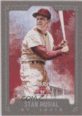 Stan Musial [Grass in Background Framed Red] #33
