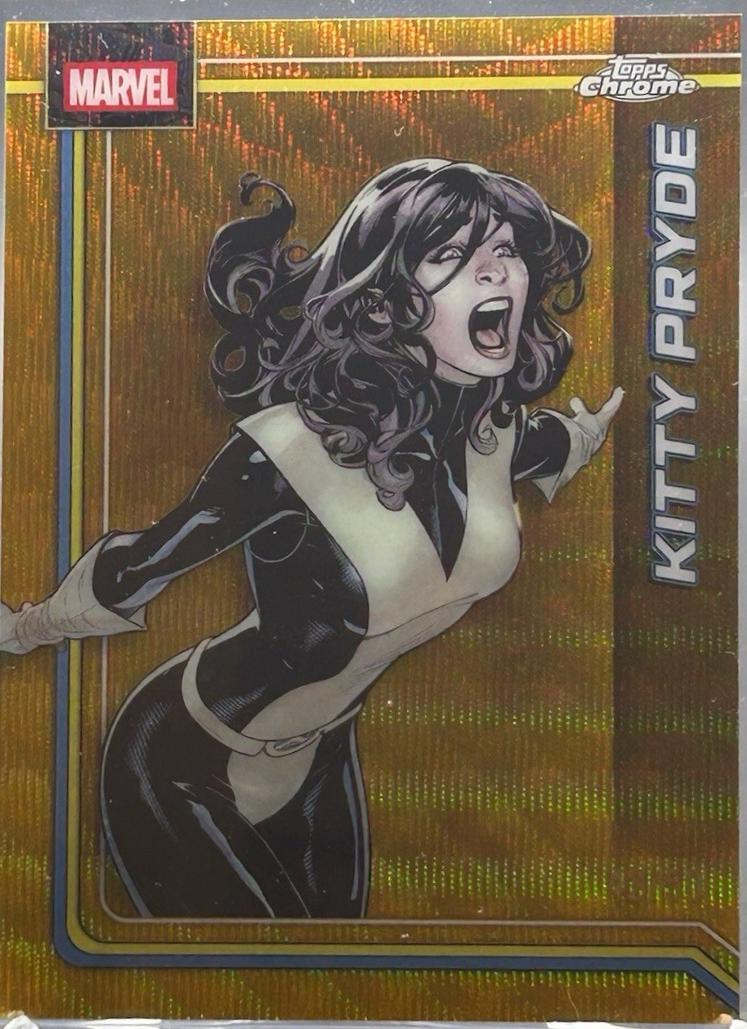 Kitty Pryde Gold Wave Refractor