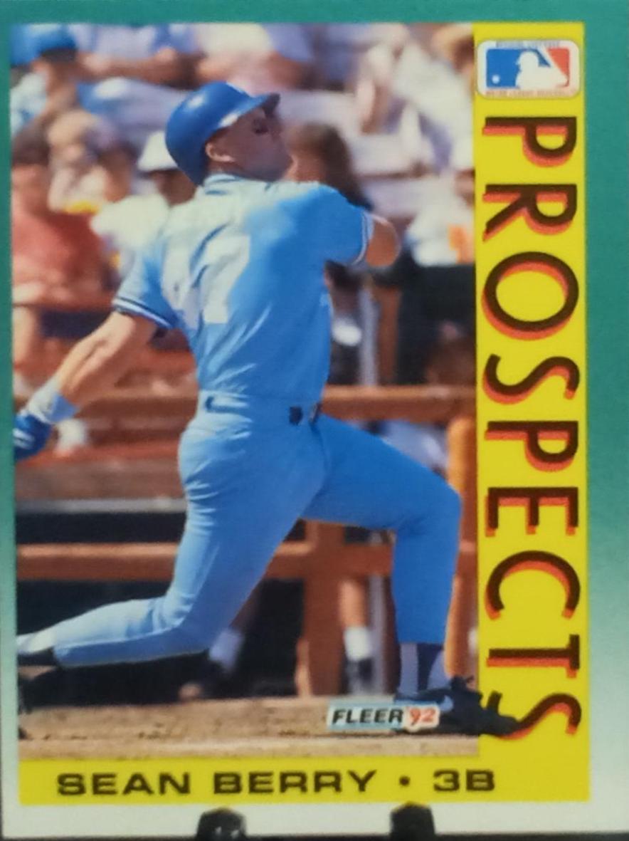Sean Berry #680 Baseball Cards 1992 Fleer