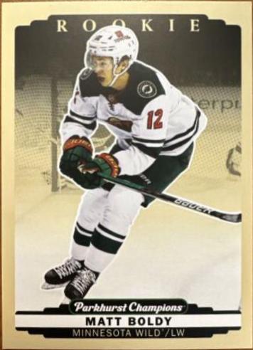 Matt Boldy #324 Hockey Cards 2022 Parkhurst Champions