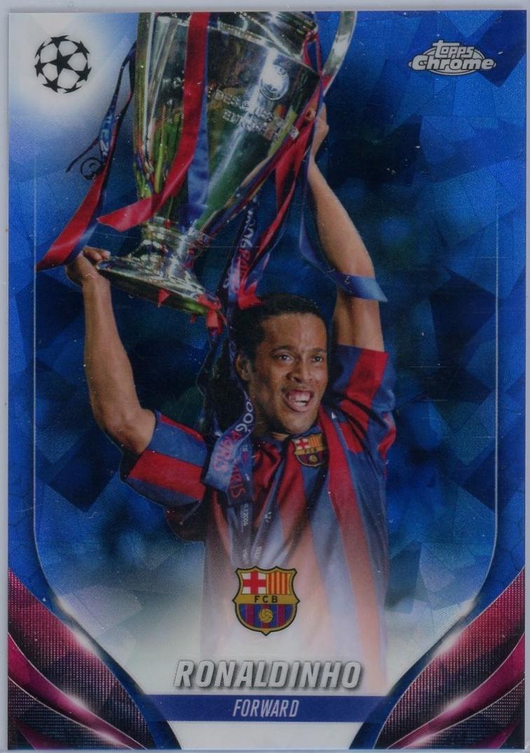 Ronaldinho #CVS-2 2023 Topps Chrome Sapphire UEFA Club Image Variation
