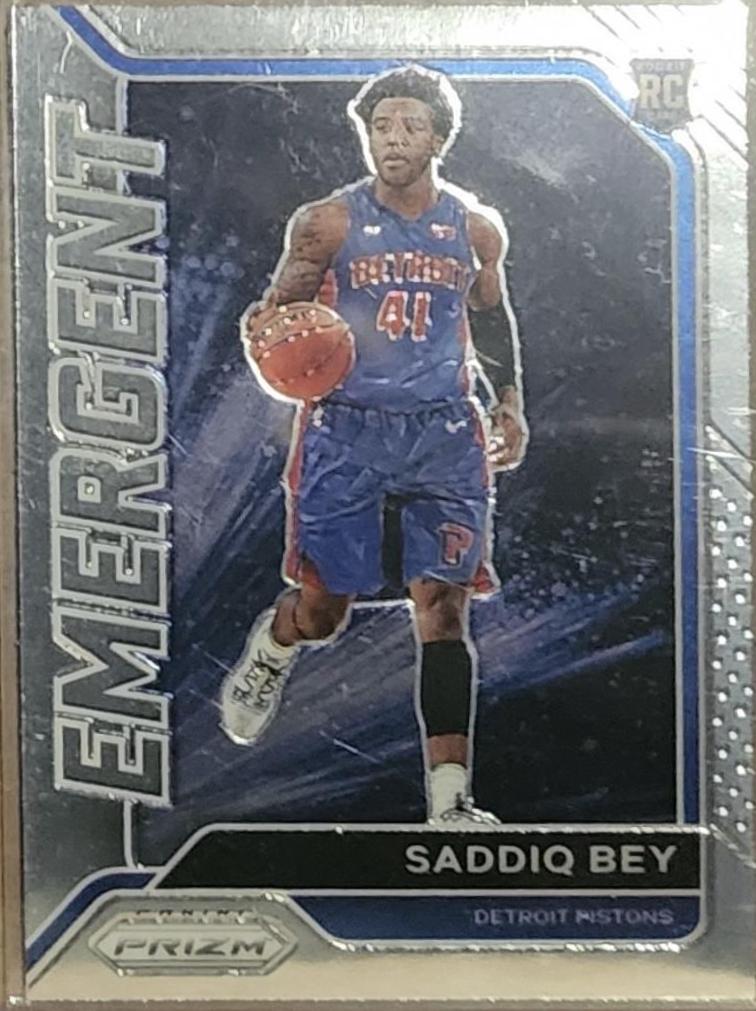 Saddiq Bey #4 Basketball Cards 2020 Panini Prizm Emergent