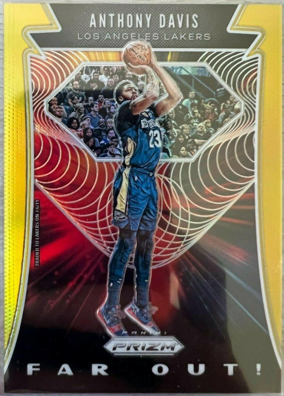 Anthony Davis #7 Basketball Cards 2019 Panini Prizm Far Out