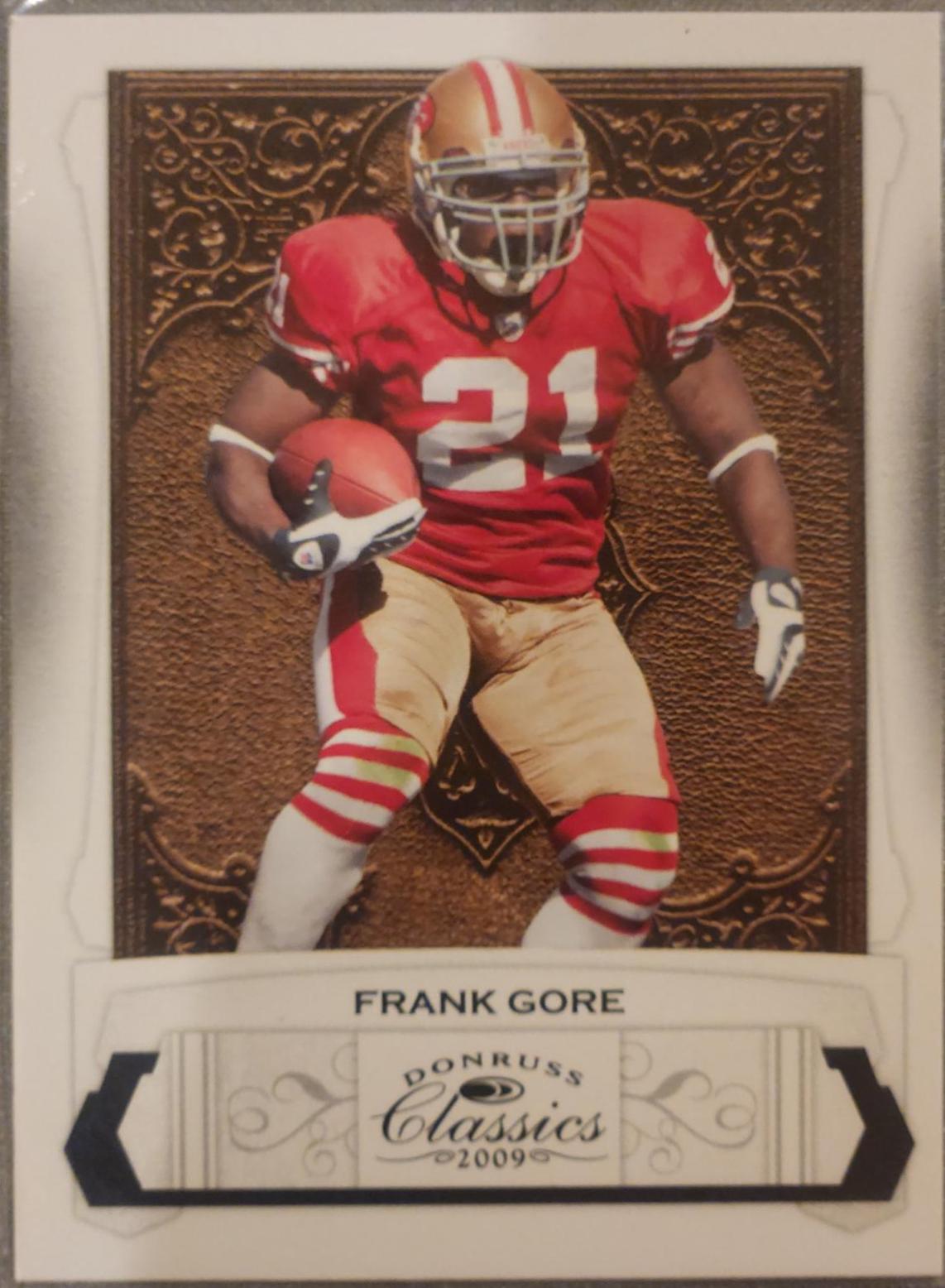Frank Gore #83 Football Cards 2009 Panini Donruss Classics