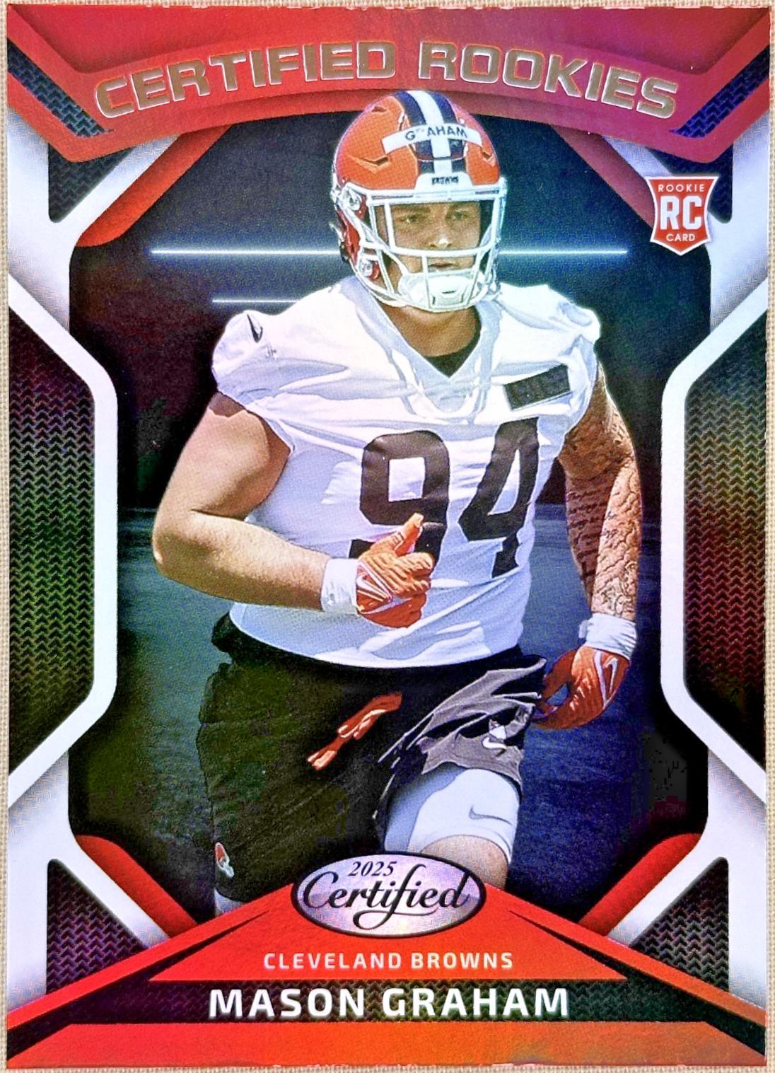 Mason Graham #CRK-MGM 2025 Panini Certified Rookie Football