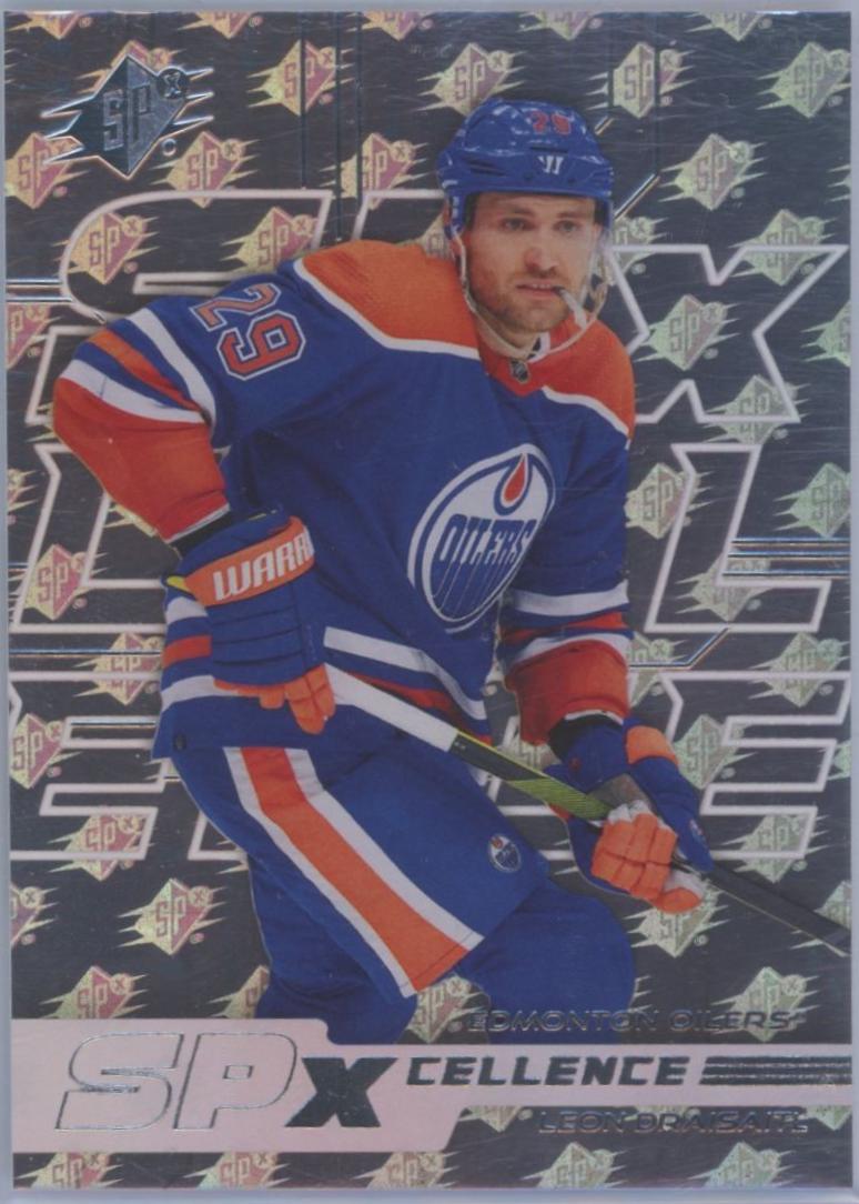 Leon Draisaitl #XC-LD Hockey Cards 2024 SPx SPxCellence