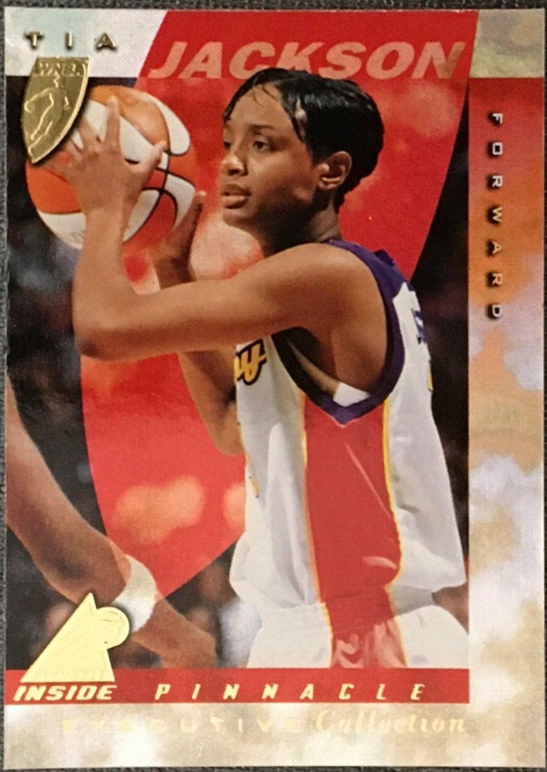 Tia Jackson #10 Basketball Cards 1997 Pinnacle Inside WNBA
