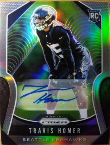Travis Homer #340 Football Cards 2019 Panini Prizm