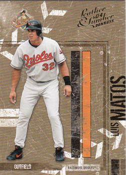 Luis Matos #21 Baseball Cards 2004 Donruss Leather & Lumber