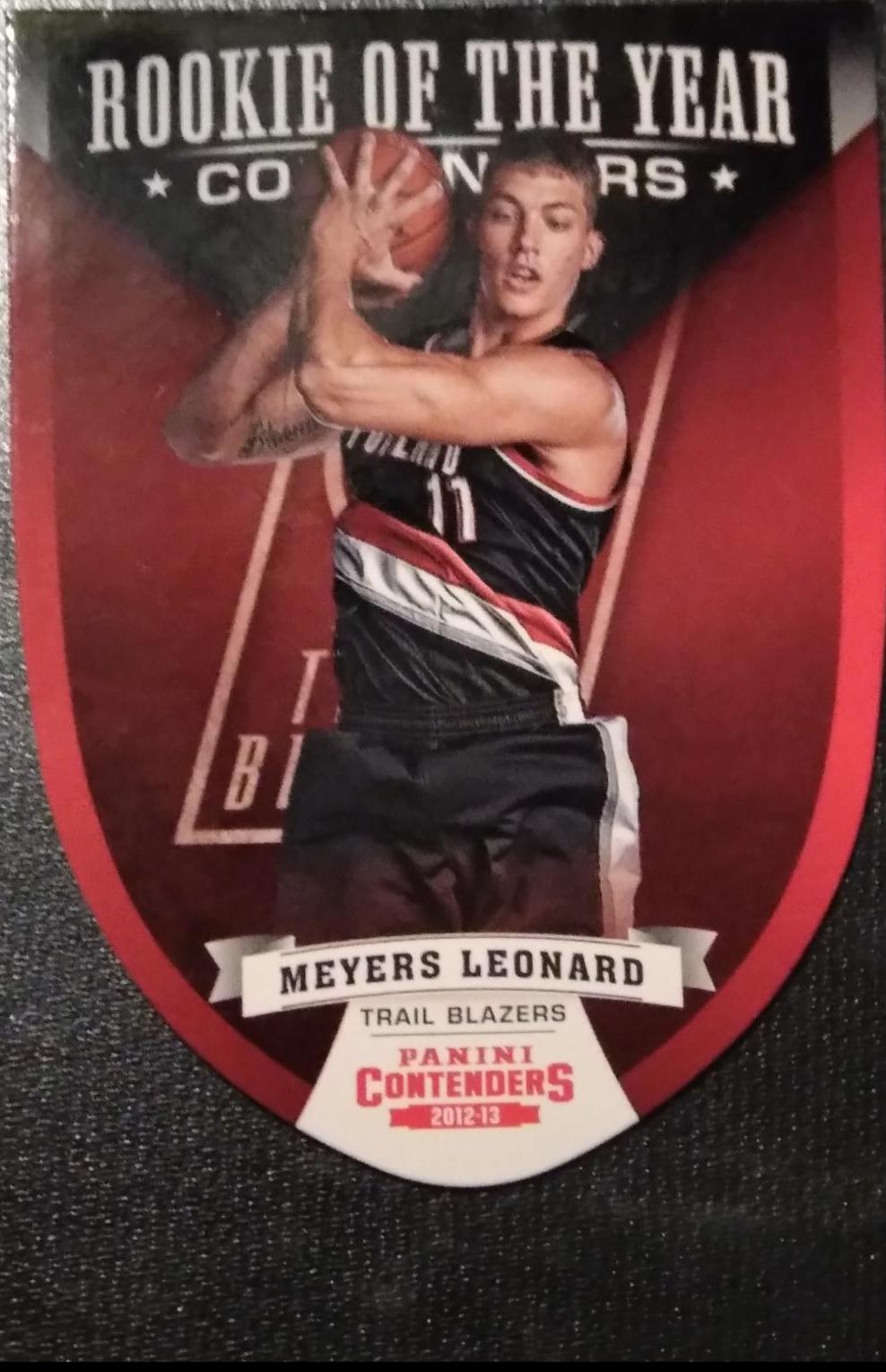 Meyers Leonard #11 Basketball Cards 2012 Panini Contenders