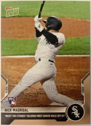 Nick Madrigal #124 2021 Topps Now Baseball