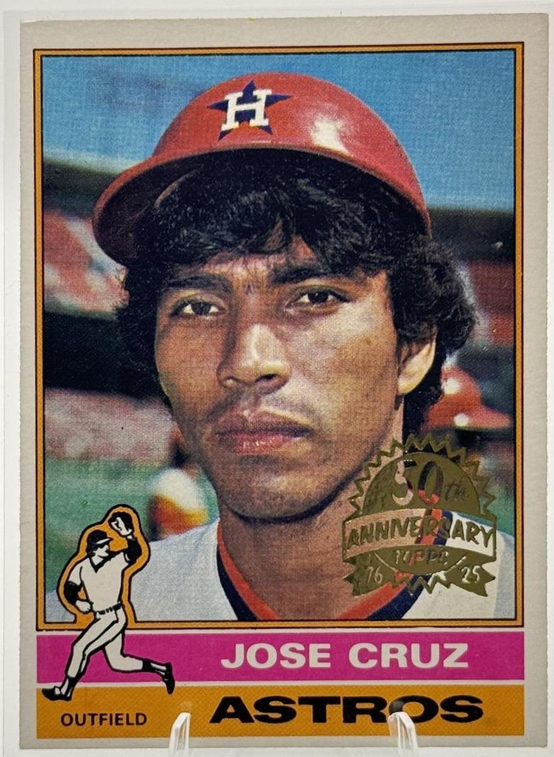 Jose Cruz #321 2025 Topps Heritage 50th Anniversary Buybacks Baseball