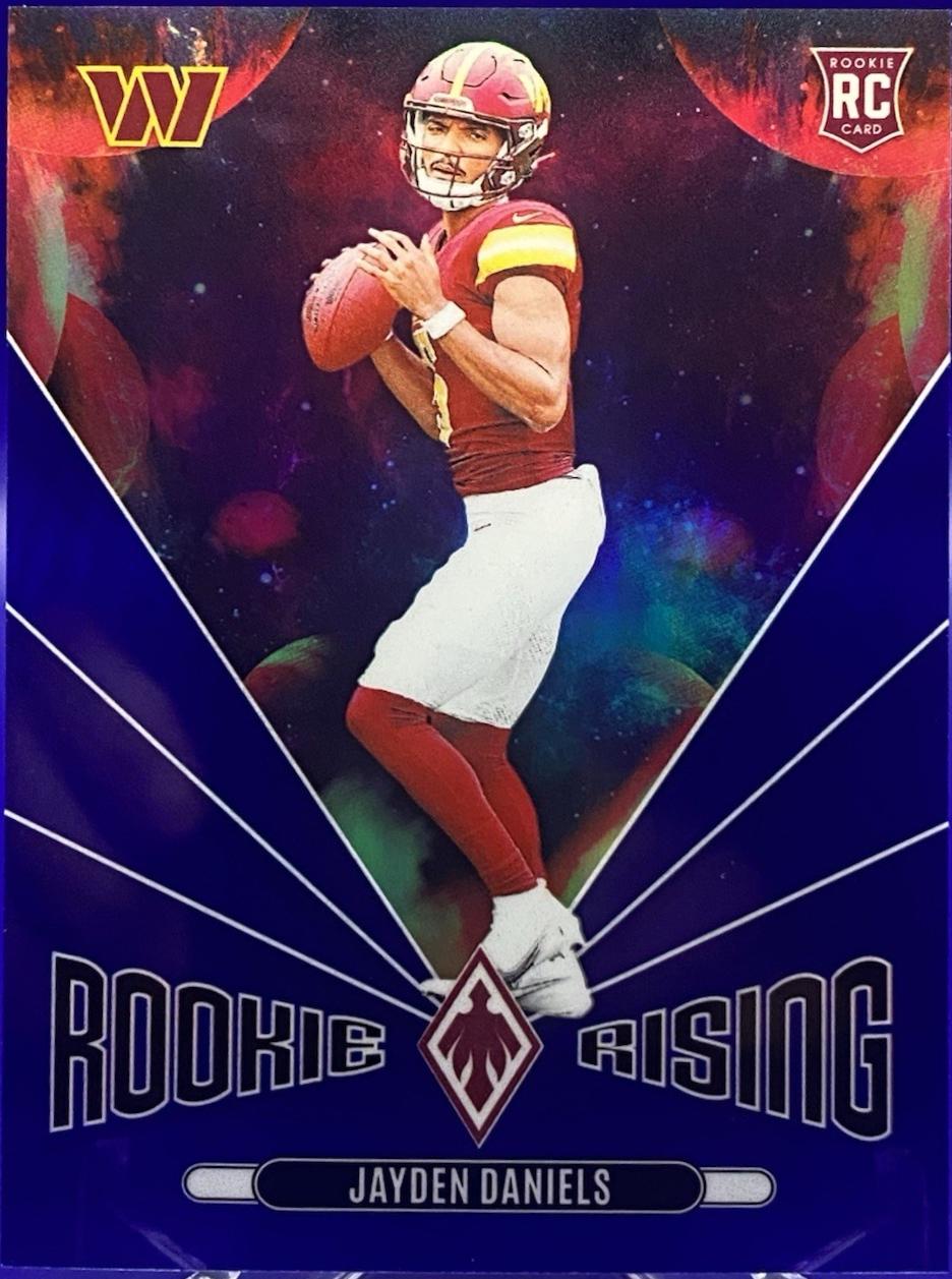Jayden Daniels #43 Football Cards 2024 Panini Phoenix Rookie Rising