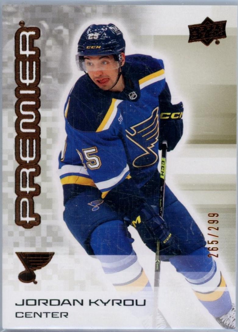 Jordan Kyrou #62 2024-25 Upper Deck Premier Hockey
