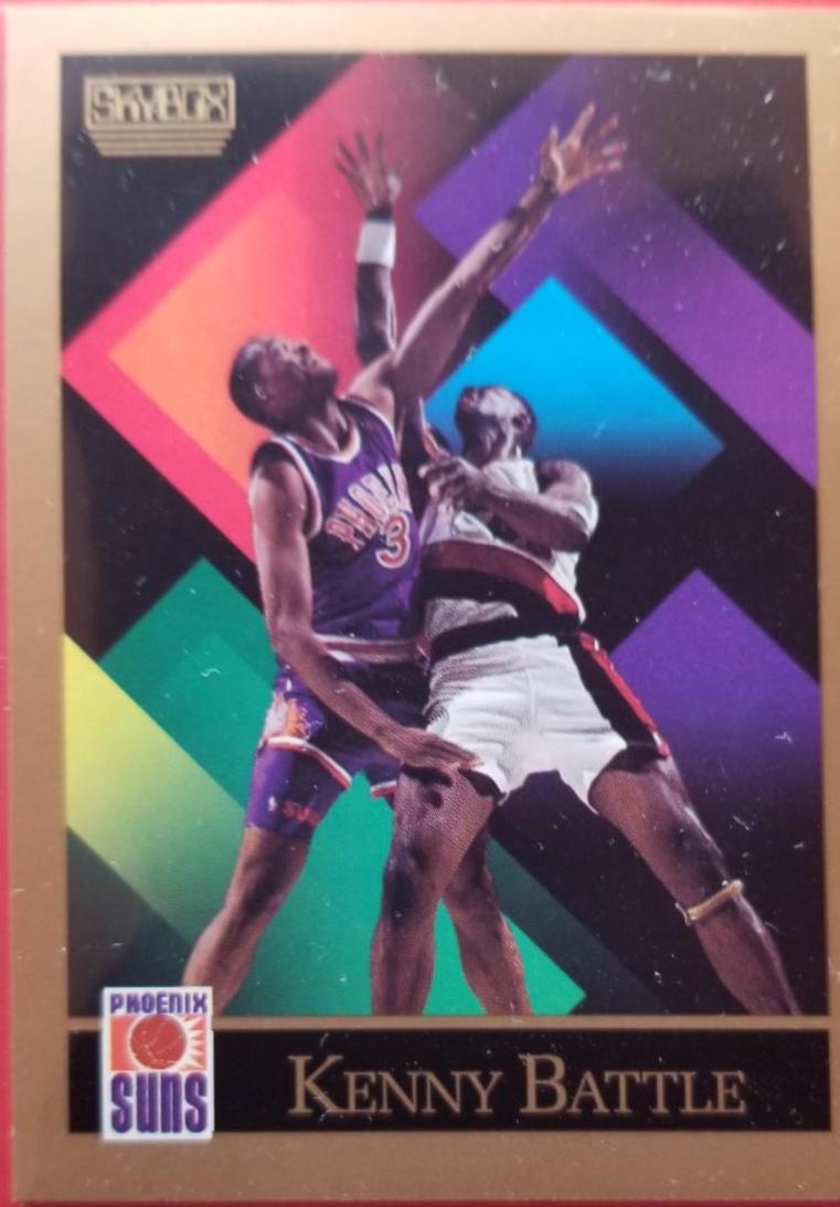 Kenny Battle #405 Basketball Cards 1990 Skybox