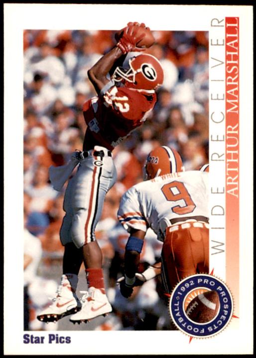 Arthur Marshall #49 1992 Star Pics Football