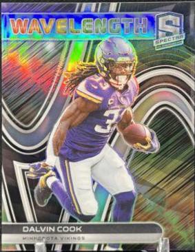 Dalvin Cook #WVE-11 Football Cards 2022 Panini Spectra Wavelength