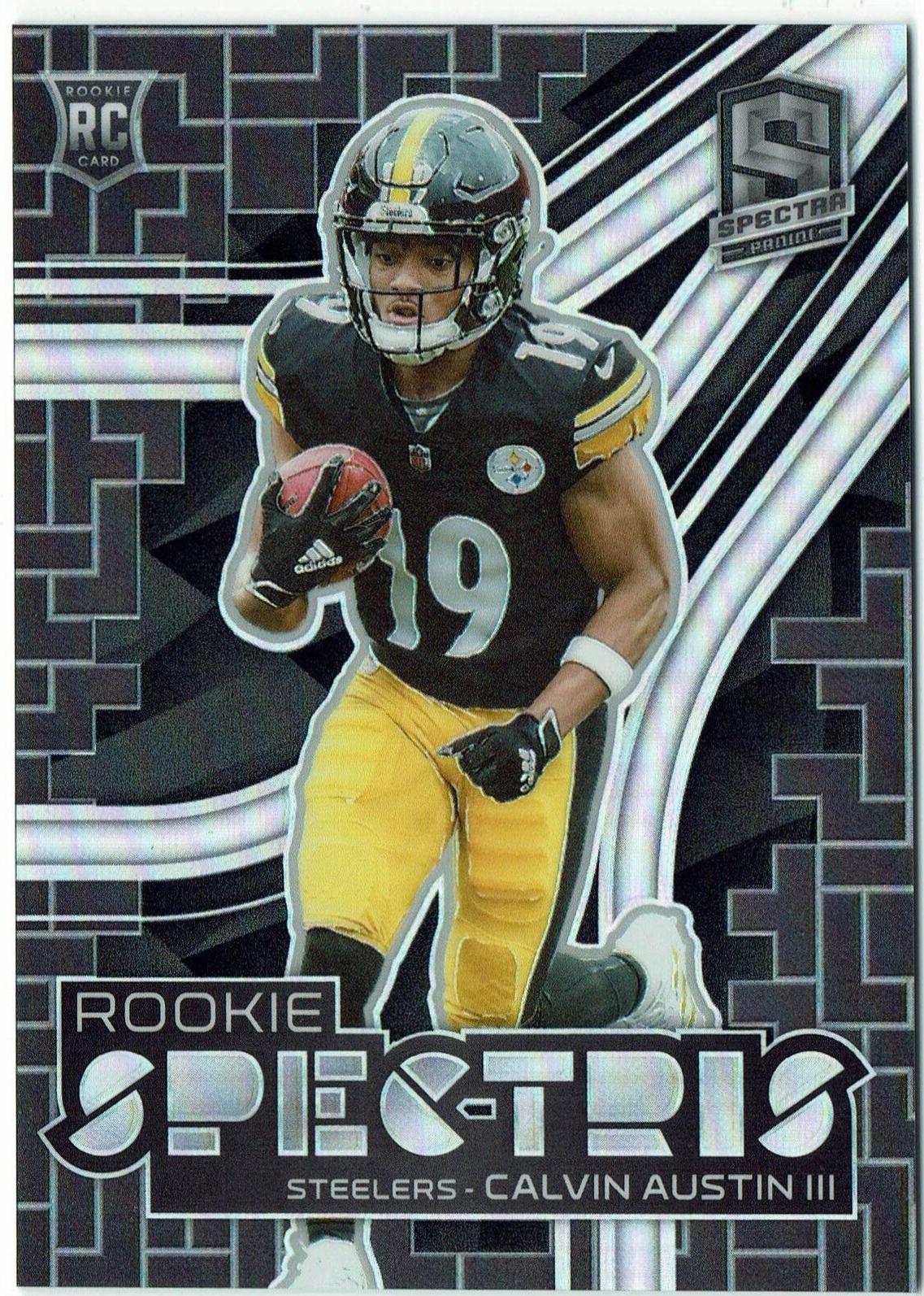 Calvin Austin III #RSP-CAU Football Cards 2022 Panini Spectra Rookie Spectris