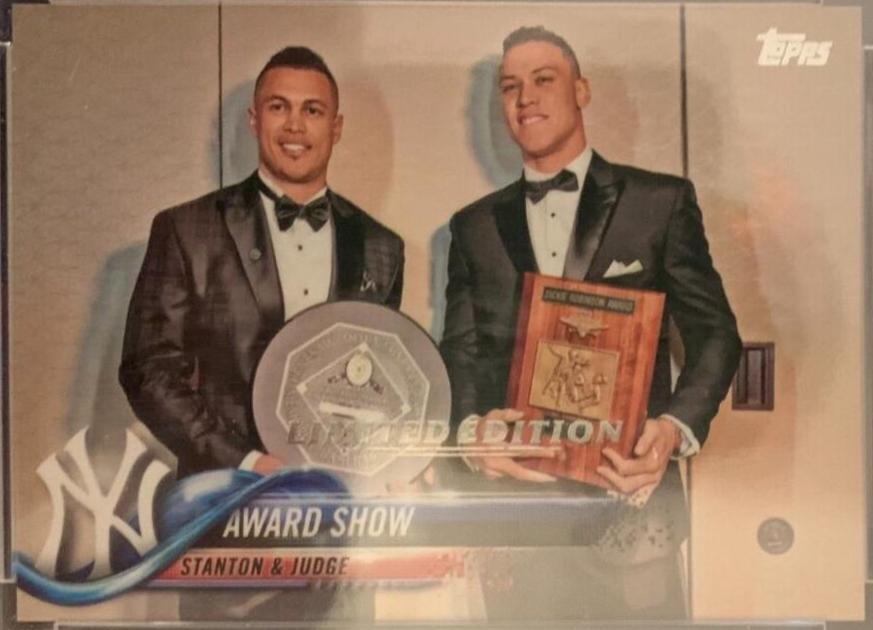 Aaron Judge, Giancarlo Stanton #389 Baseball Cards 2018 Topps Limited Edition