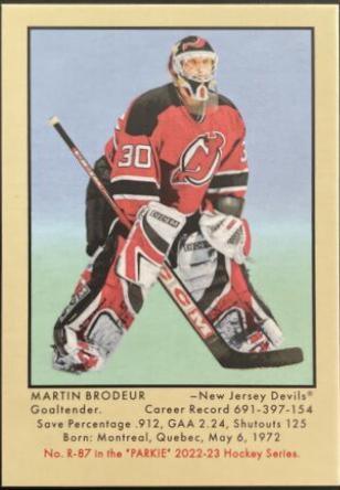 Martin Brodeur #R-87