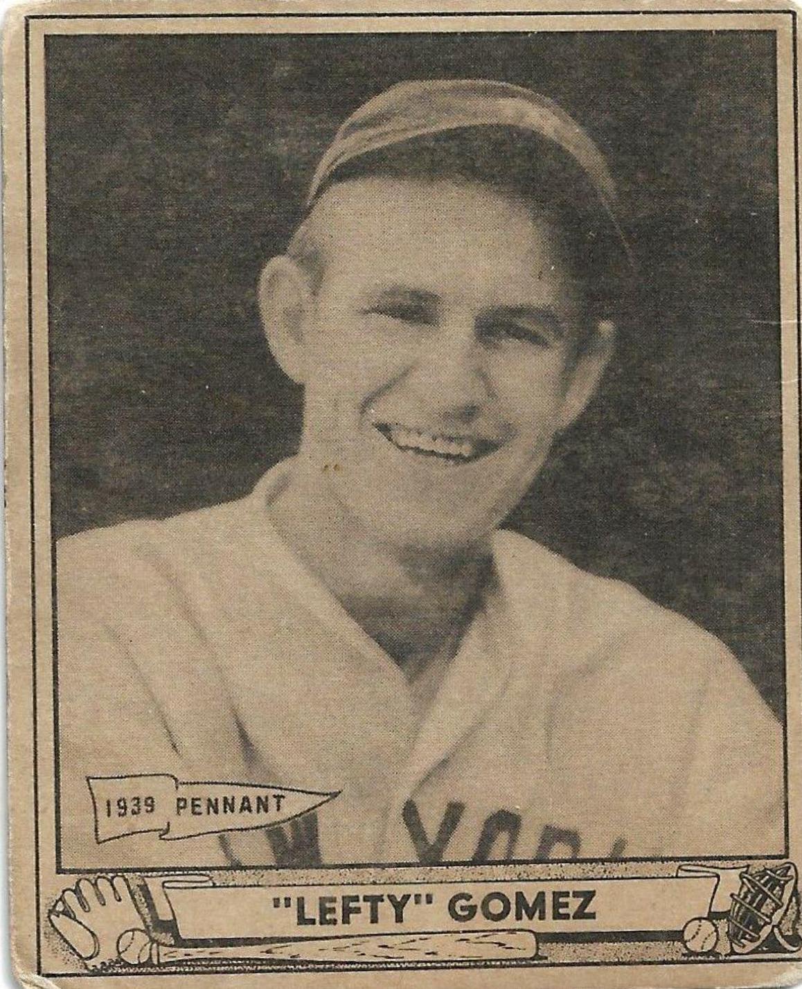 Lefty Gomez #6 Baseball Cards 1940 Play Ball
