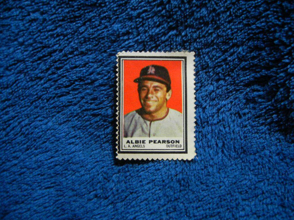 Albie Pearson Baseball Cards 1962 Topps Stamps