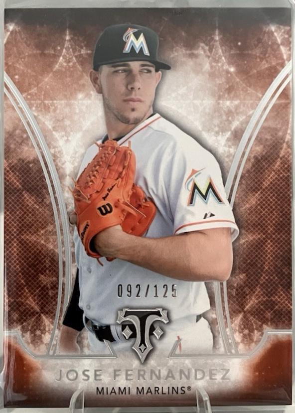 Jose Fernandez #34 2015 Topps Triple Threads Baseball