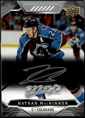 Nathan MacKinnon [Silver Script] #12 Hockey Cards 2019 Upper Deck MVP Prices
