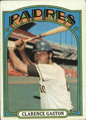 Clarence Gaston #431 Baseball Cards 1972 Topps