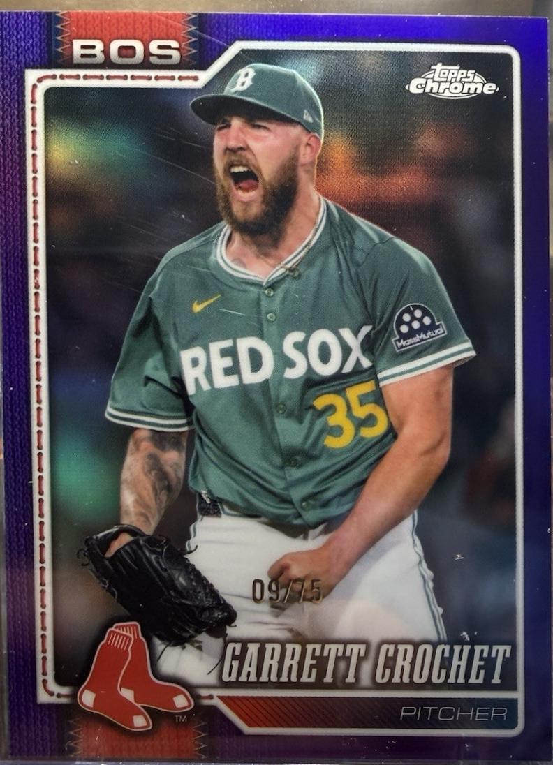 Garrett Crochet [Purple Refractor] (2026 Topps Chrome)