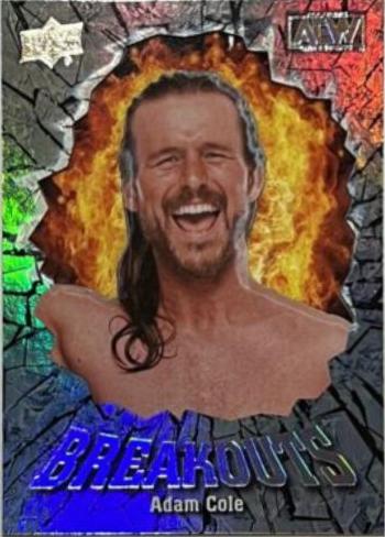 Adam Cole #BO-6 Wrestling Cards 2022 Upper Deck AEW Breakouts