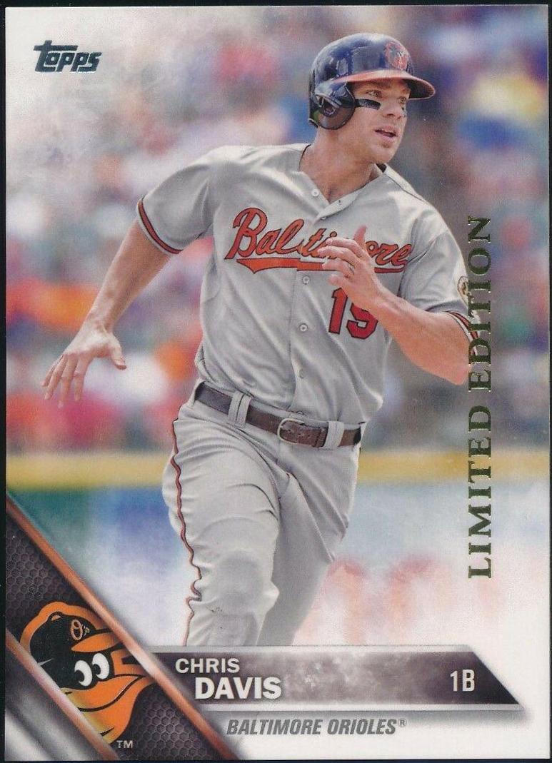 Chris Davis #14 Baseball Cards 2016 Topps Limited Edition