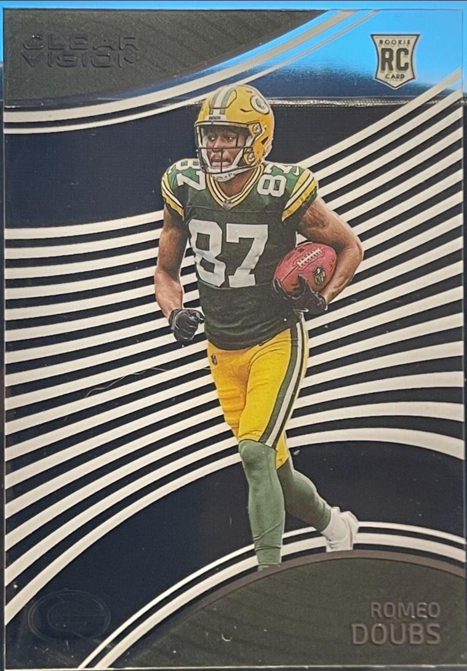 Romeo Doubs #CVR-29 Football Cards 2022 Panini Chronicles Clear Vision Rookies