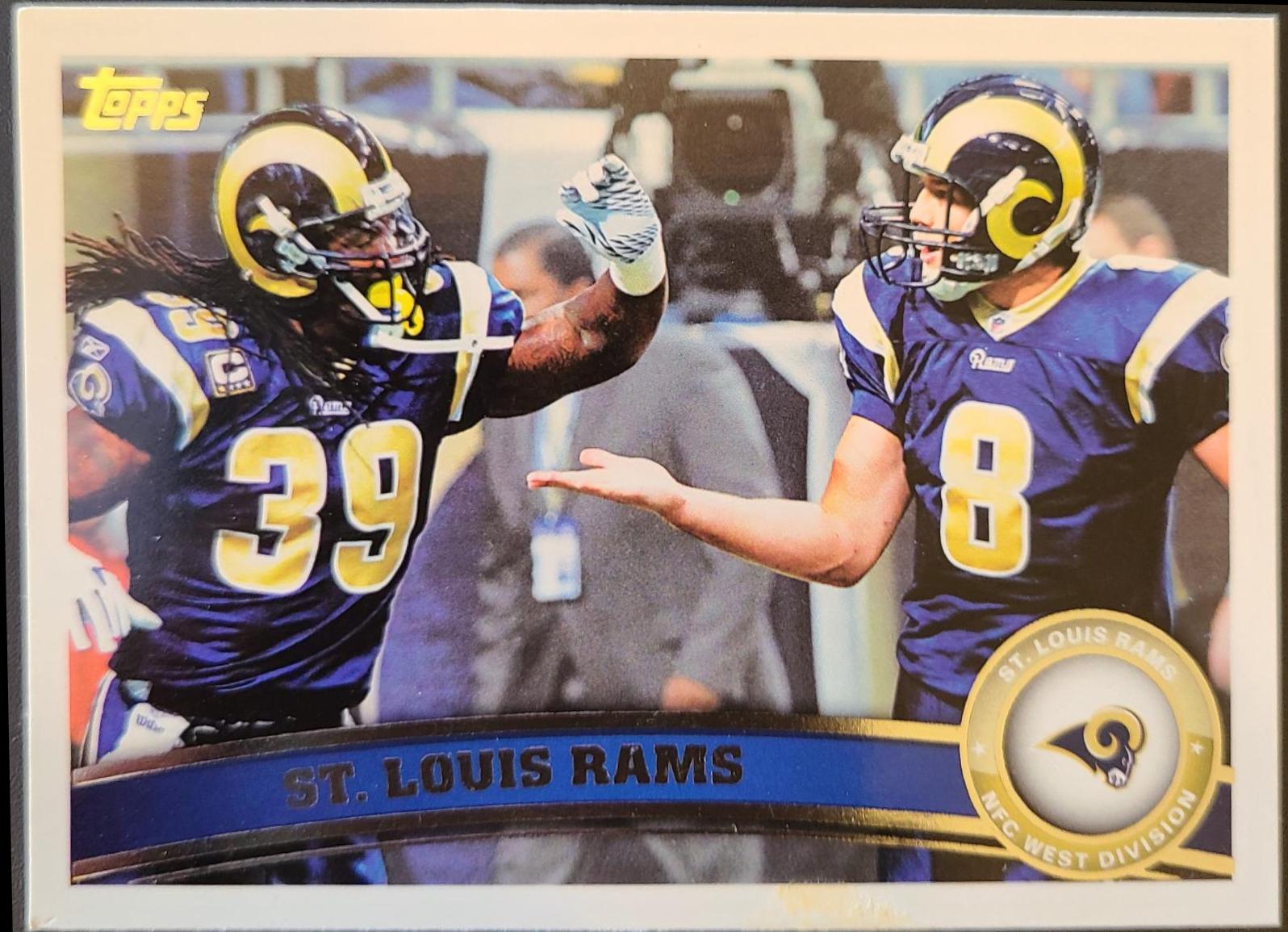 St. Louis Rams #2 Football Cards 2011 Topps