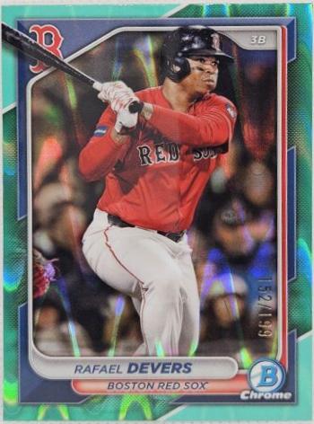 Rafael Devers [Aqua RayWave Refractor] #58