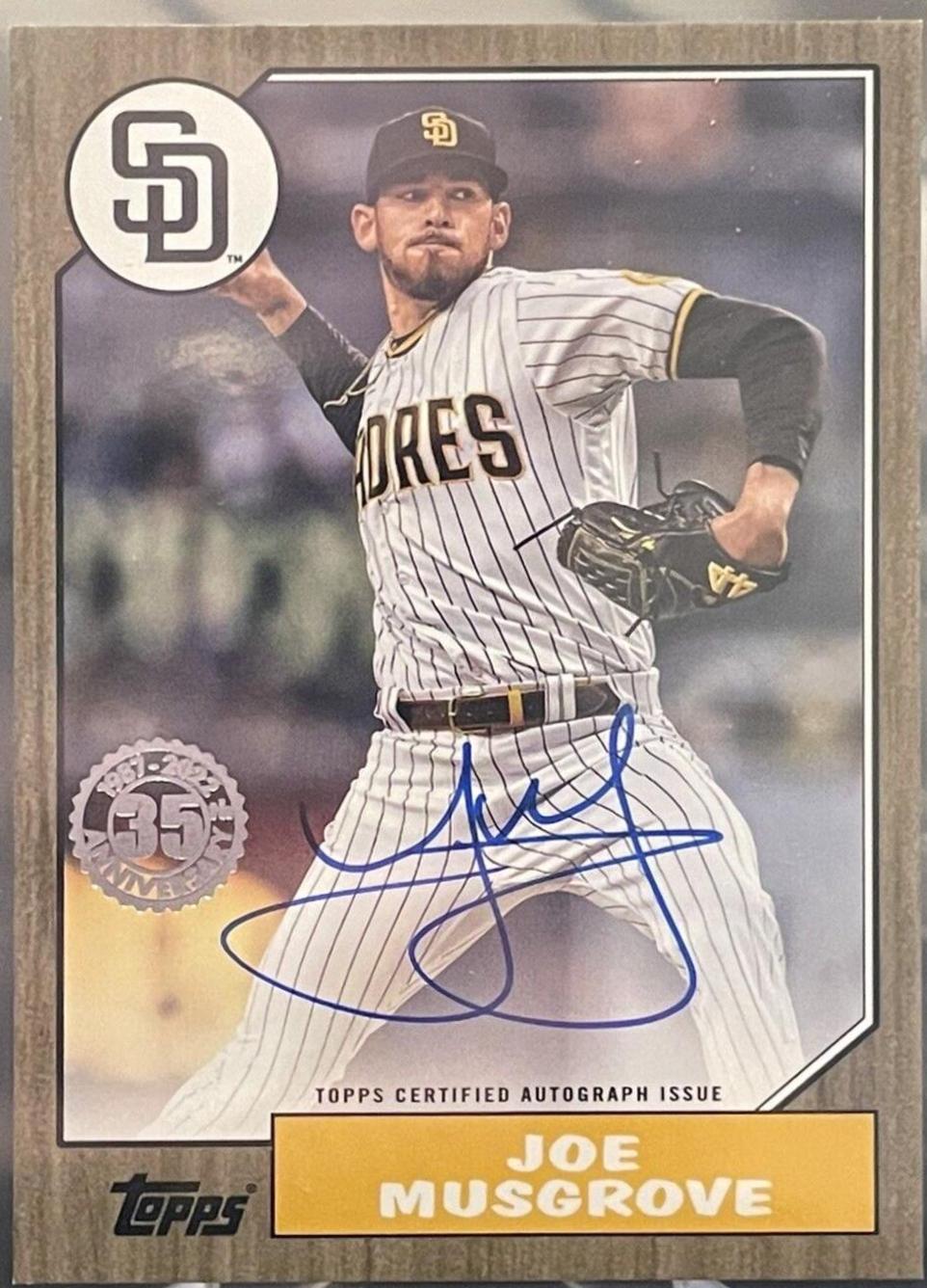 Joe Musgrove [Gold] #87BA-JM